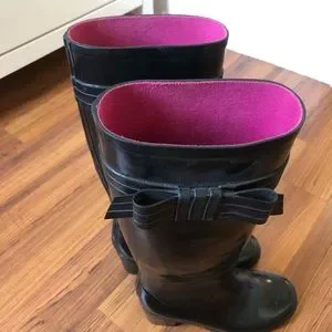 Kate spade pink rain boots sale